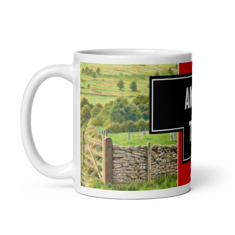 Yorkshire Tea landscape with logo Sticker for Sale by Yorkshire-goods