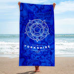 Yorkshire Map Beach Towel