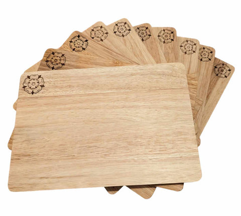 Yorkhire Rose Wooden Chopping Board
