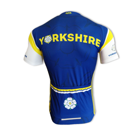 Yorkshire Mens Short Sleeve Cycling Jersey Yorkshire Gods Own County
