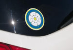 Yorkshire Rose Car Sticker