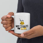 Get Kettle On Love Orange Mug