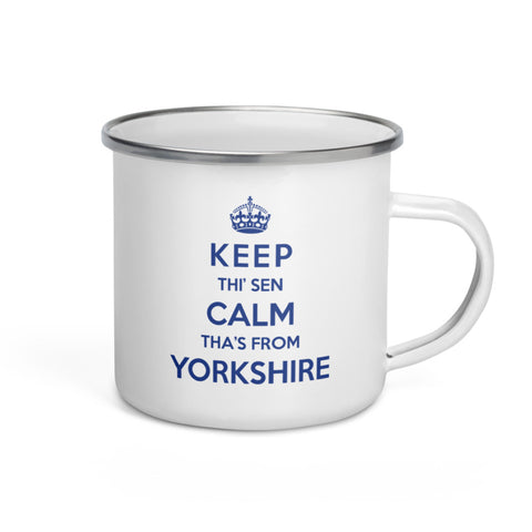 Keep Calm Yorkshire Camping Mug