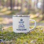 Keep Calm Yorkshire Camping Mug