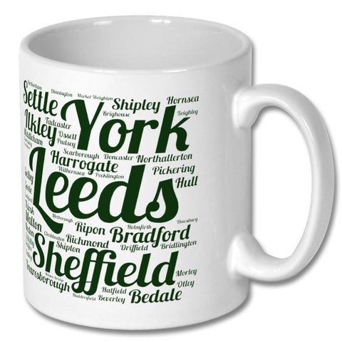 Yorkshire Towns Mug
