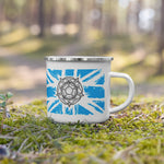 Yorkshire Blue Camping Mug