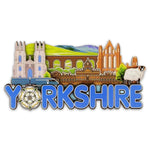 Yorkshire Wooden Fridge Magnet
