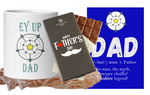 Fathers Day Mug, Yorkshire Chocolate & Card