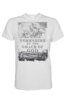 Yorkshire by the Grace of God white Yorkshire t shirt 