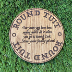 Wooden Coaster - Round Tuit