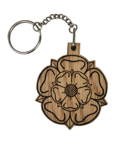 Yorkshire Rose Key Ring – Yorkshire Gods Own County
